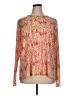 Logo Layers Orange Long Sleeve Blouse Size XL - photo 1