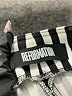 Reformation Stripes Silver Casual Pants Size 4 - photo 7
