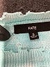 Fate Tie-dye Teal Pullover Sweater Size S - photo 7