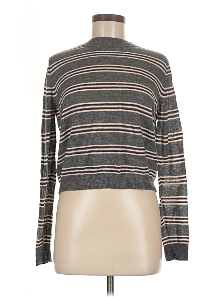 Pre-owned Mng Turtleneck Sweater In Gray