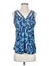 Candie's 100% Polyester Blue Sleeveless Blouse Size S - photo 1