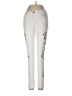 Zara Basic Floral Ivory Jeans Size 6 - photo 1