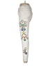 Zara Basic Floral Ivory Jeans Size 6 - photo 5