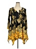 White Mark Yellow Long Sleeve Blouse Size 2X - photo 1