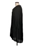 Glam Solid Black Casual Dress Size L - photo 5
