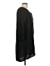 Glam Solid Black Casual Dress Size L - photo 4