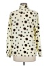 Assorted Brands 100% Polyester Polka Dots Ivory Long Sleeve Blouse Size 6 - photo 2