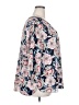 NYDJ 100% Polyester Floral Blue 3/4 Sleeve Blouse Size 2X - photo 4