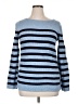 Talbots Stripes Blue Pullover Sweater Size XL (estimated) - photo 1