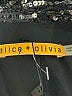 Alice + Olivia 100% Polyester Metallic Silver Cocktail Dress Size 2 - photo 7