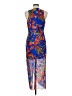 Donna Morgan Graphic Blue Cocktail Dress Size 8 - photo 2