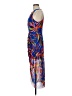 Donna Morgan Graphic Blue Cocktail Dress Size 8 - photo 5