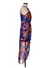 Donna Morgan Graphic Blue Cocktail Dress Size 8 - photo 4