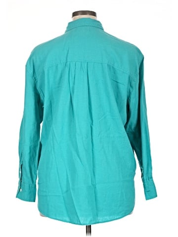 Banana Republic Factory Store 3/4 Sleeve Button-Down Shirt (view 2)