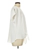 Beacon 100% Polyester Ivory Short Sleeve Blouse Size L - photo 4