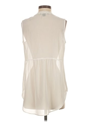 Como Black Sleeveless Blouse (view 2)