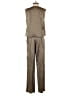 Ralph Lauren Metallic Gray Green Jumpsuit Size 6 - photo 2