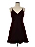 Express Solid Burgundy Cocktail Dress Size Med Petite - photo 1