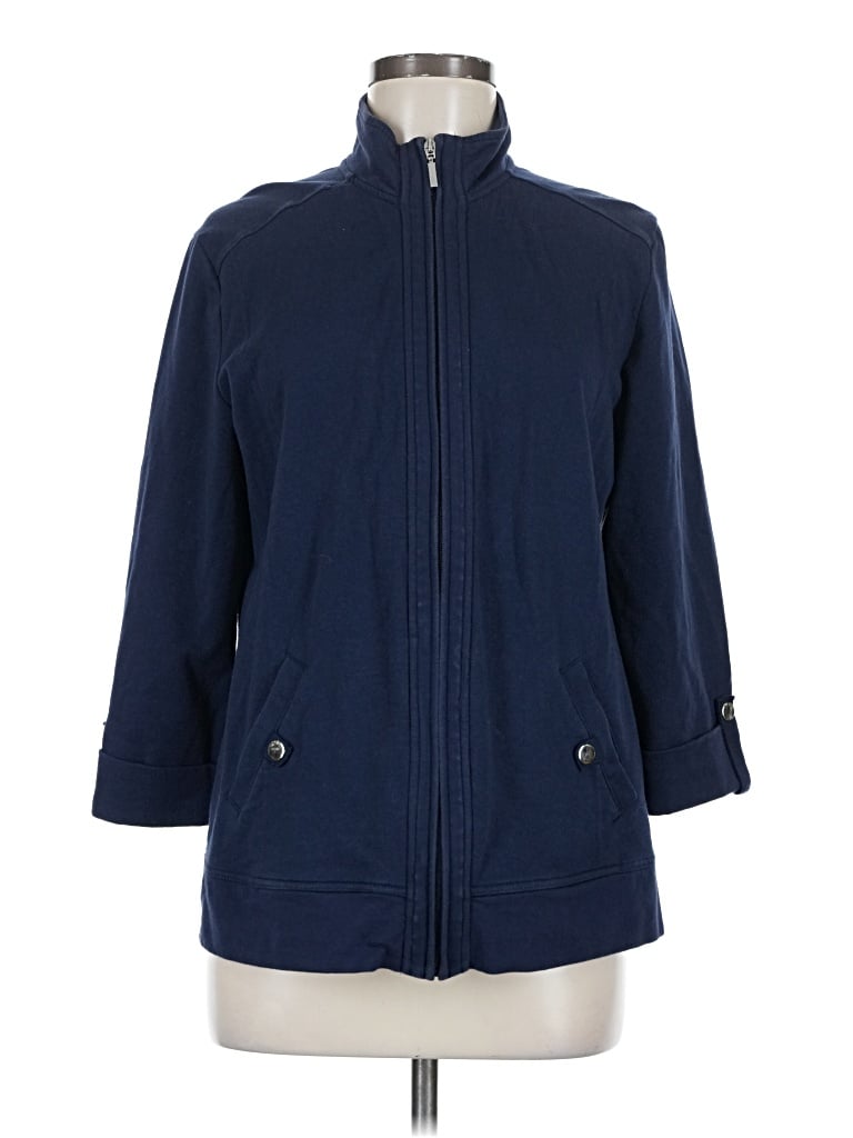 Pre-owned Karen Scott Sport Coat In Blue