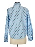 Assorted Brands 100% Cotton Hearts Blue Long Sleeve Blouse Size L - photo 2