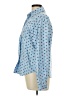 Assorted Brands 100% Cotton Hearts Blue Long Sleeve Blouse Size L - photo 5