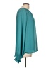 Unbranded 100% Polyester Teal Long Sleeve Blouse Size L - photo 4