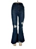 YMI Hearts Blue Jeans Size 30 waist - photo 1