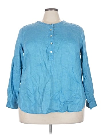 J.Jill 3/4 Sleeve Button-Down Shirt (view 1)