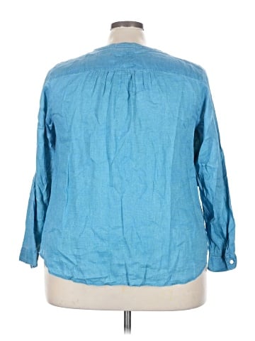 J.Jill 3/4 Sleeve Button-Down Shirt (view 2)