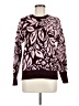 Ellen Tracy Paisley Burgundy Pullover Sweater Size S - photo 1