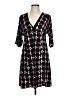 Unbranded Print Black Casual Dress Size L (estimated) - photo 1