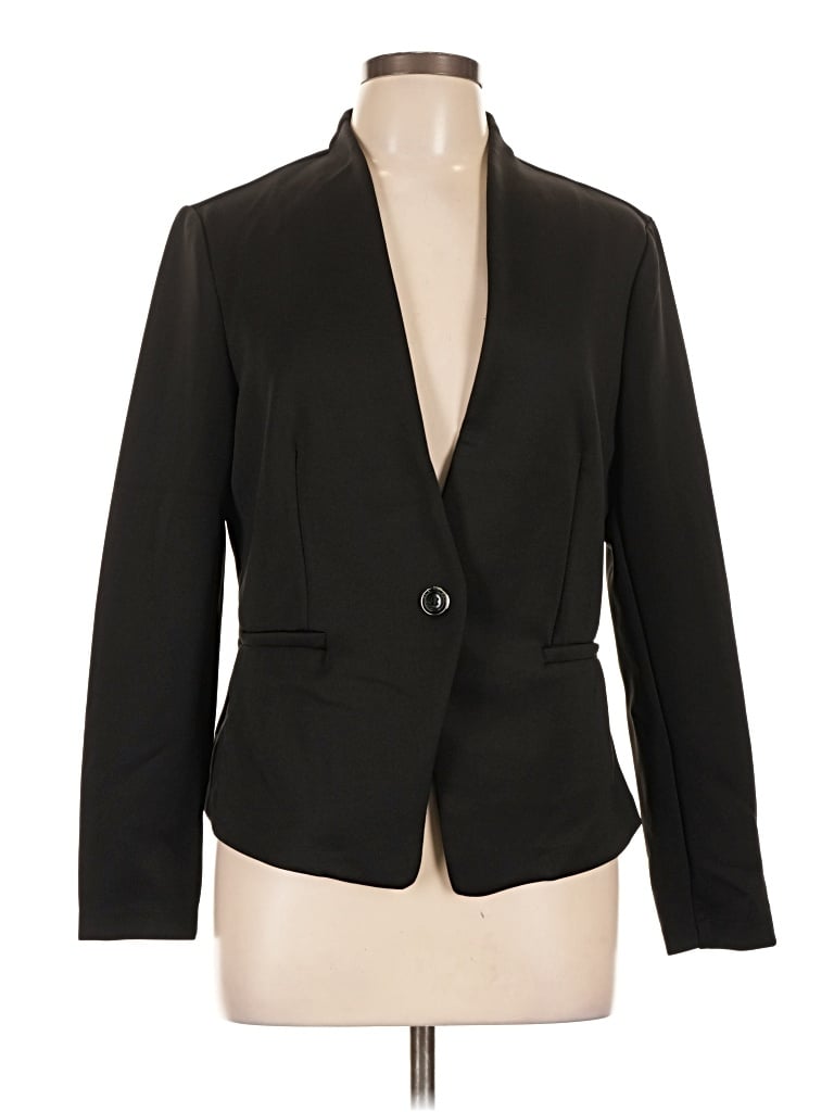 Pre-owned 89th & Madison Blazer Jacket In Black