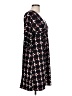 Unbranded Print Black Casual Dress Size L (estimated) - photo 4