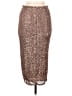 Express Metallic Silver Casual Skirt Size S - photo 1