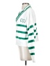Debut 100% Polyester Stripes White Pullover Sweater Size Med - Lg - photo 5