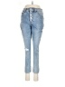 Express Hearts Blue Jeans Size 6 - photo 1