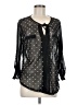 Knapp Studio Black Long Sleeve Blouse Size M - photo 1