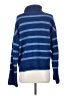 Time and Tru Stripes Blue Pullover Sweater Size M - photo 2