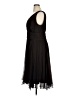 Tadashi 100% Silk Black Cocktail Dress Size 16 - photo 5
