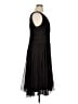 Tadashi 100% Silk Black Cocktail Dress Size 16 - photo 4