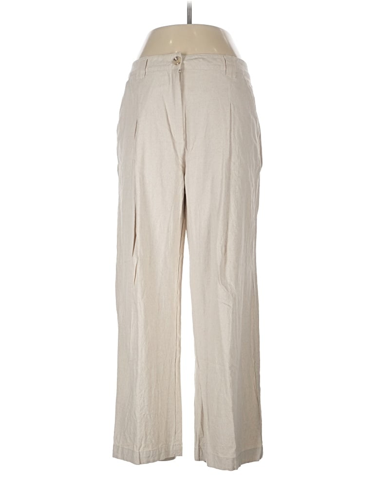 Pre-owned Asos Design Casual Pants In Ivory