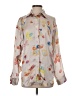 Momoshero Print Ivory Long Sleeve Blouse Size XS - photo 1