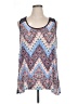 Lavish Blue Sleeveless Blouse Size 1X - photo 1