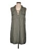 SO 100% Rayon Gray Casual Dress Size L - photo 1