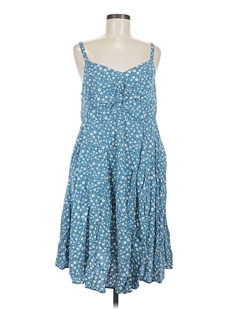Pre-owned Torrid Casual Dress In Blue