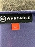 W. by Wantable Blue Short Sleeve Top Size M - photo 7