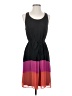 Apt. 9 100% Polyester Color Block Black Casual Dress Size S - photo 1
