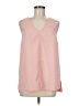 Lord & Taylor 100% Polyester Pink Sleeveless Blouse Size M (petite) - photo 1