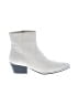 Dolce Vita 100% Leather White Ivory Ankle Boots Size 9 1/2 - photo 1