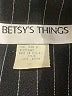 Betsy's Things 100% Polyester Black Blazer Size 12 - photo 6